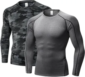 Men's Bodybuilding T - Shirt Slim Quick Dry Compression Shirt Short Sleeve Running Baselayer Top
