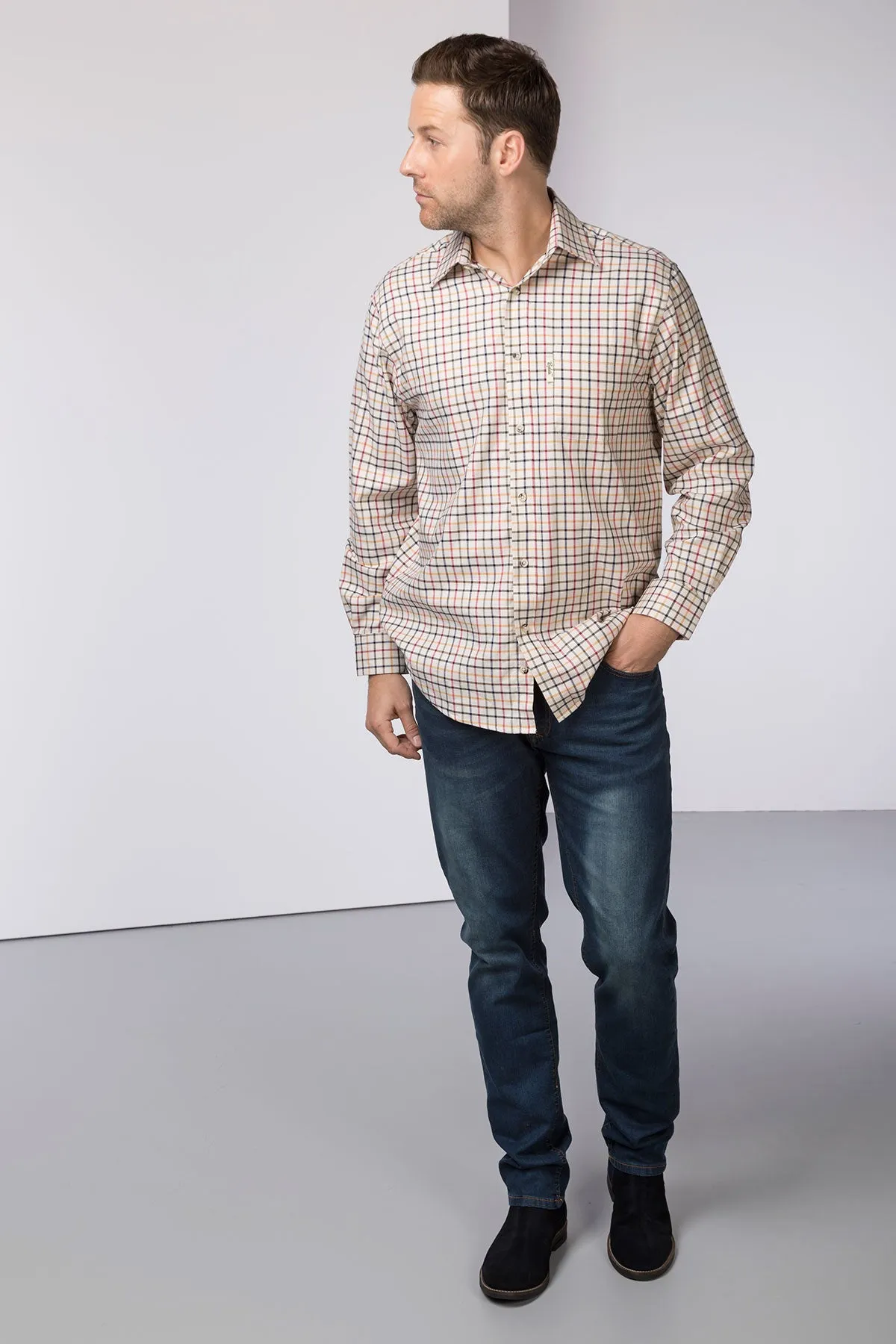 Men's Checked Shirts - Sledmere