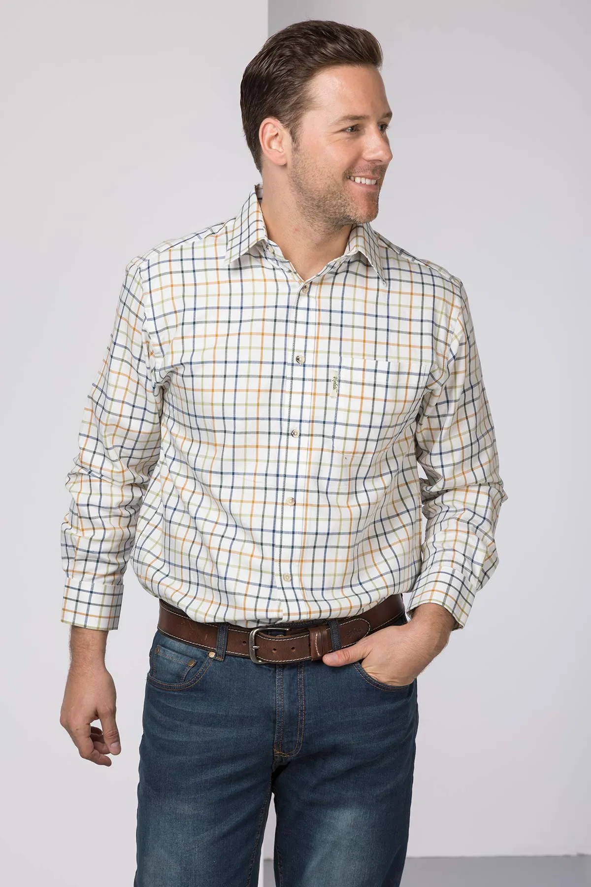 Men's Checked Shirts - Sledmere