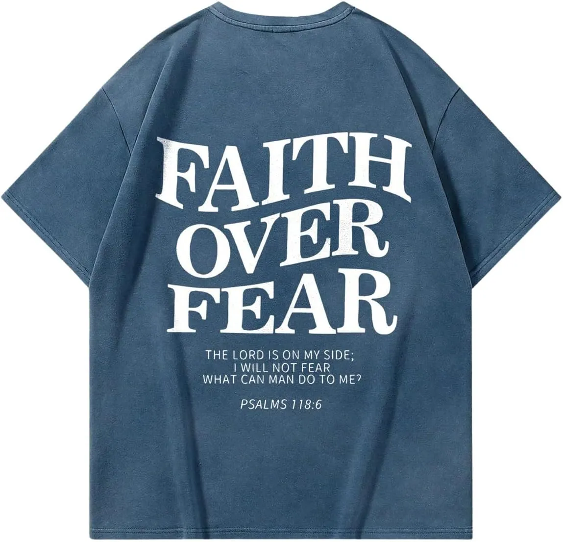 Men's Graphic Tee Shirt Oversized Drop Shoulder Vintage T-Shirt Letter Print Streetwear Casual Summer Tops