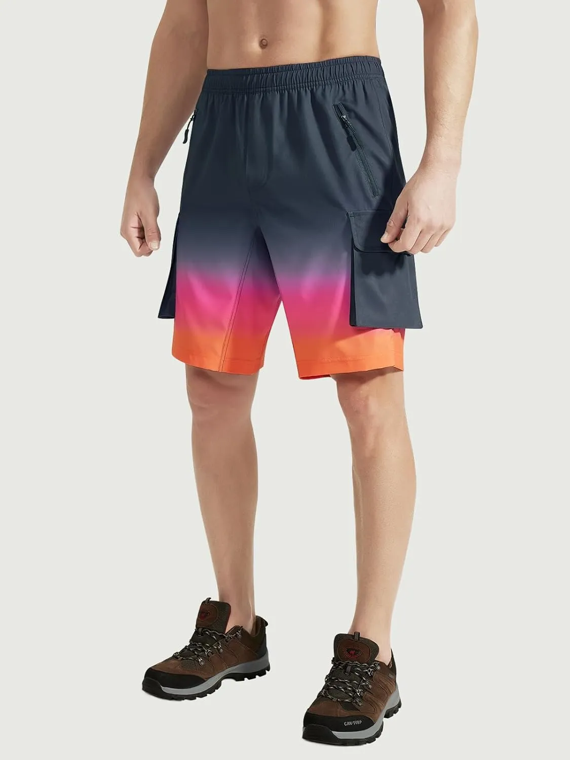 Men's Mountain Bike Shorts 3D Padded Bicycle MTB Shorts Loose-fit Lightweight MTB Cycling Shorts