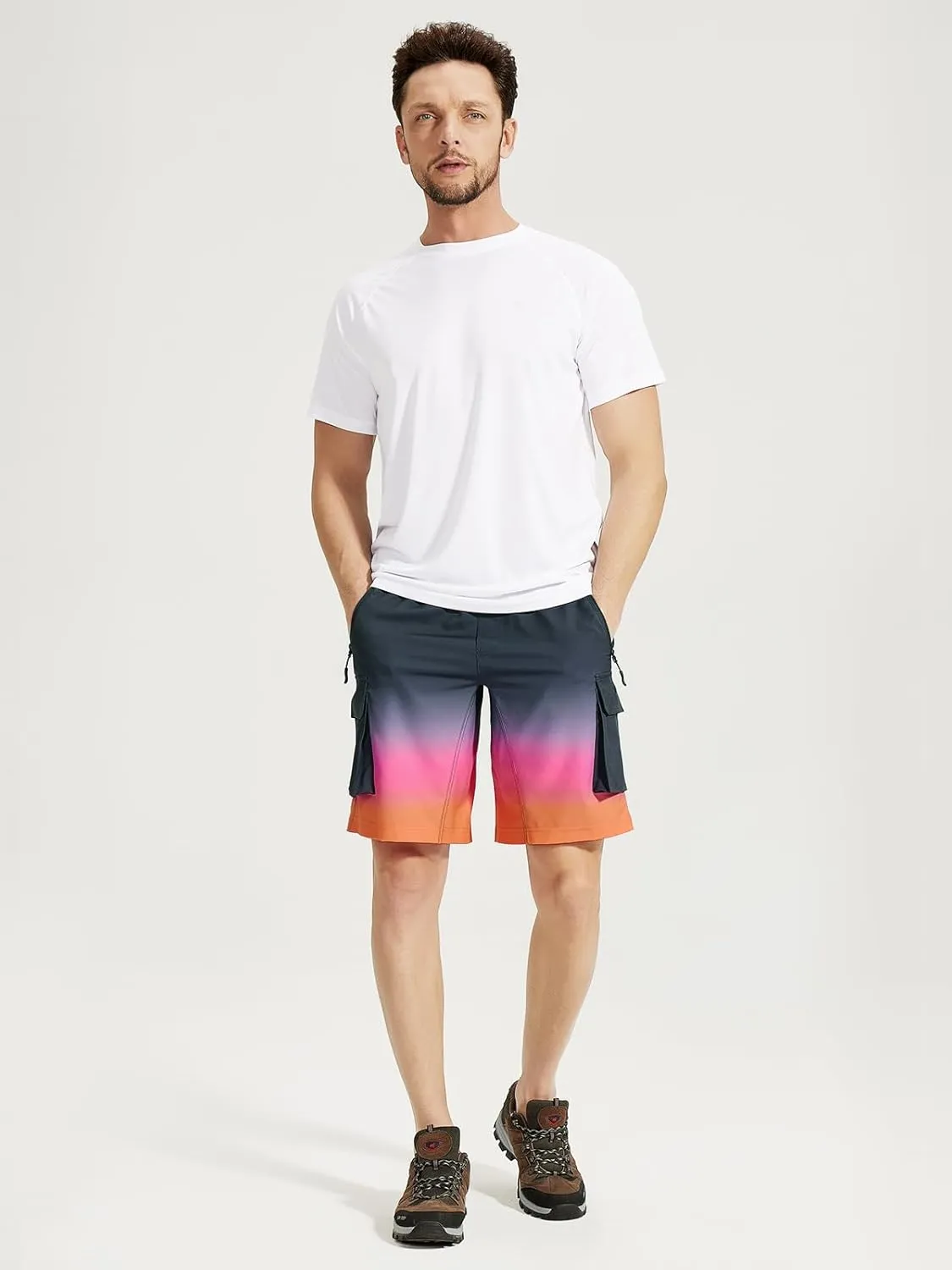 Men's Mountain Bike Shorts 3D Padded Bicycle MTB Shorts Loose-fit Lightweight MTB Cycling Shorts