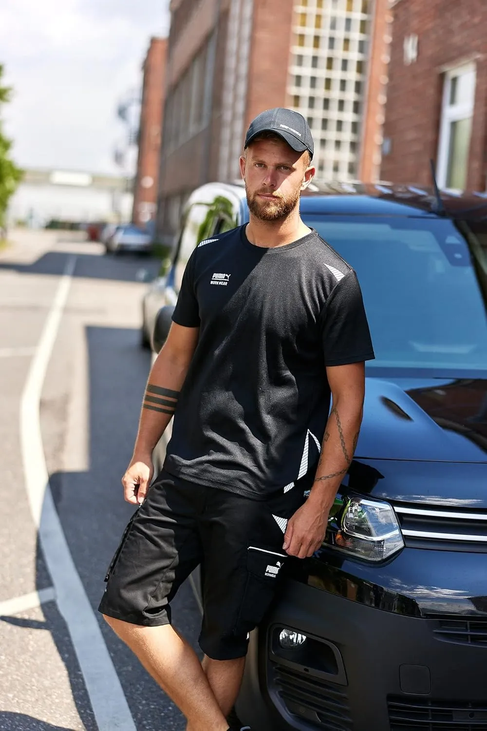 PUMA Workwear Shorts Men - Precision X - Outdoor Multi-Pocket Cargo Shorts - Lightweight, Durable and Reinforced Mens Shorts