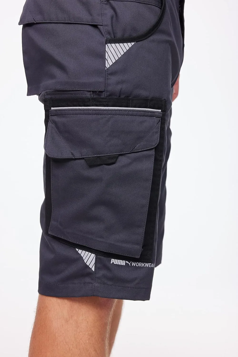 PUMA Workwear Shorts Men - Precision X - Outdoor Multi-Pocket Cargo Shorts - Lightweight, Durable and Reinforced Mens Shorts