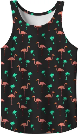 Rave Tank Tops Men Beach Tank Tops Graphic Summer Funny Sleeveless EDM Outfits Patriotic Shirts Up to 3XL