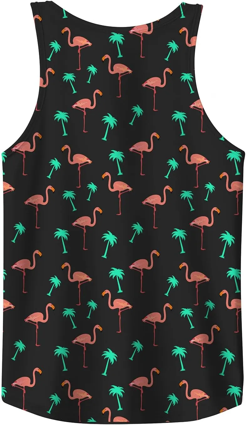 Rave Tank Tops Men Beach Tank Tops Graphic Summer Funny Sleeveless EDM Outfits Patriotic Shirts Up to 3XL