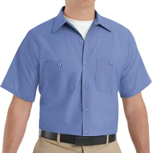 Red Kap Men's Industrial Work Shirt, Regular Fit, Short Sleeve