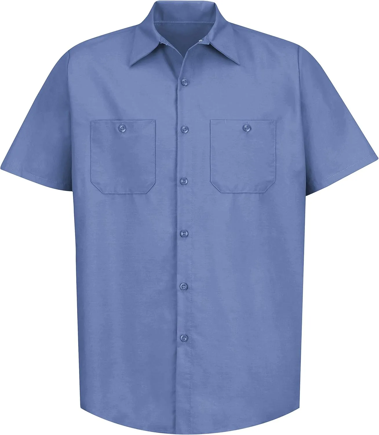 Red Kap Men's Industrial Work Shirt, Regular Fit, Short Sleeve