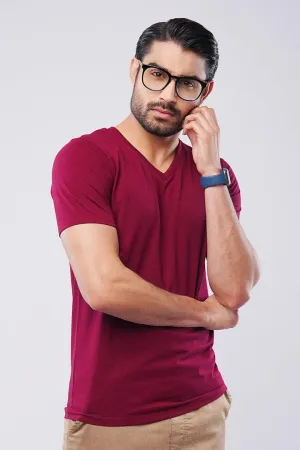 Sangria V-Neck