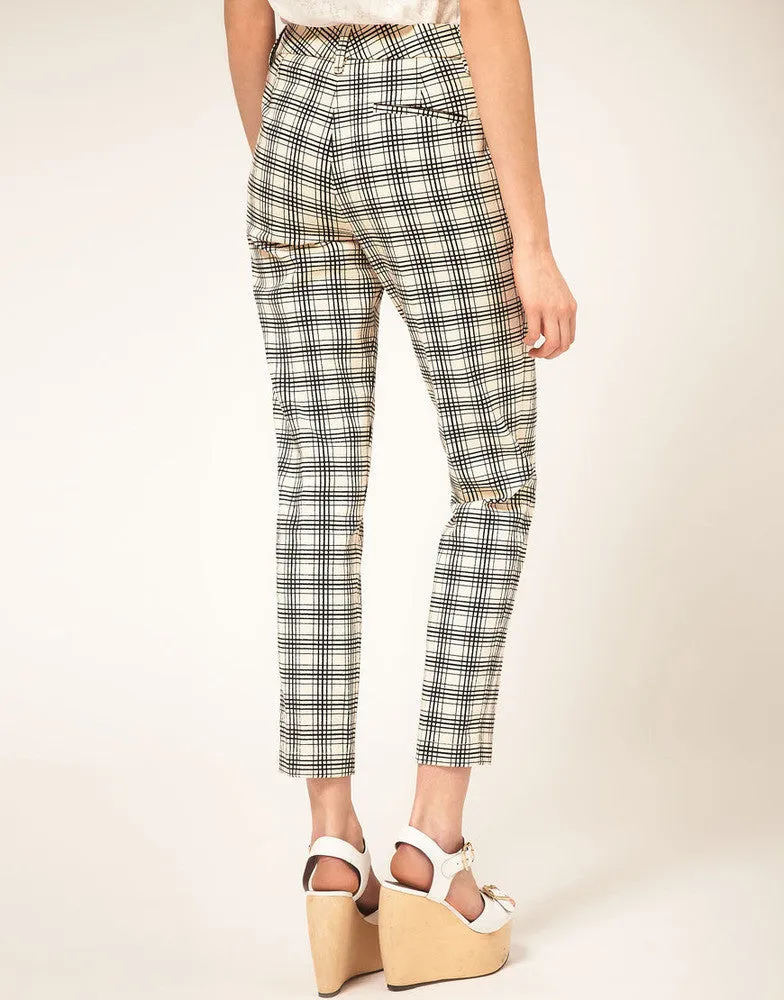 See by Chloe Checked Tailored Pant