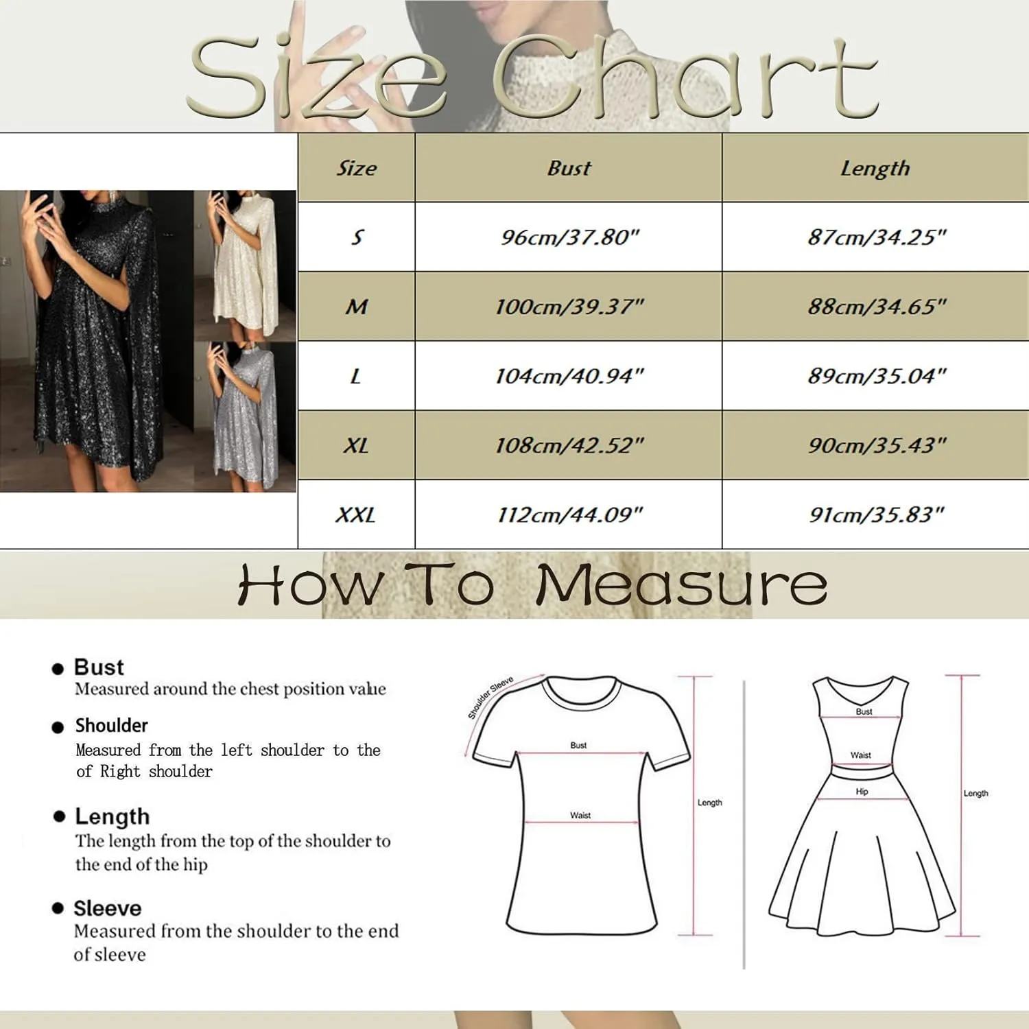 Sequin Mini Dress for Women Cloak Sleeve Shiny Club Night Cape Dresses Casual Party Cocktail Dress Wedding Guest Short Dress