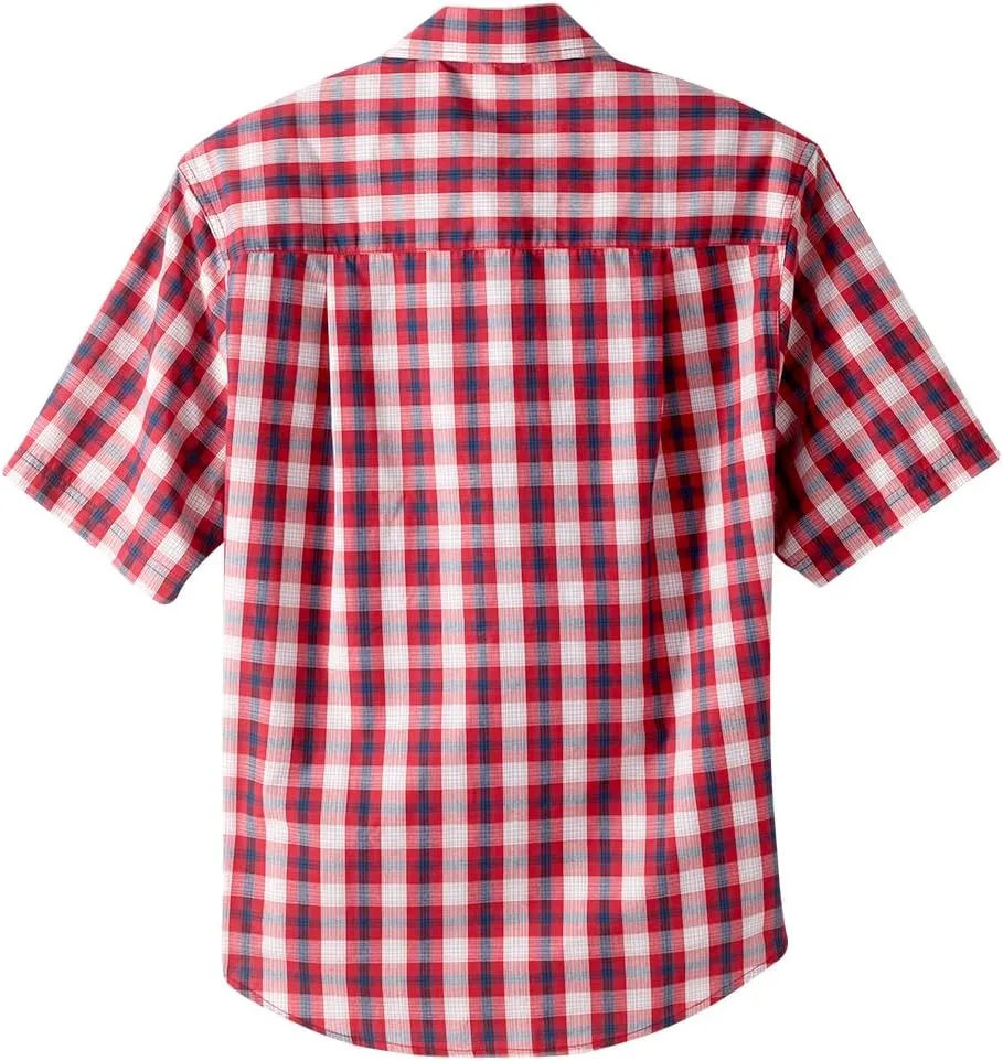 Silverts Mens Magnetic Buttons Adaptive Short Sleeve Shirt - Dress Shirt for Elderly Seniors
