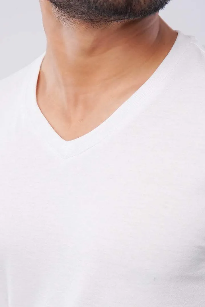 Snowy V-Neck