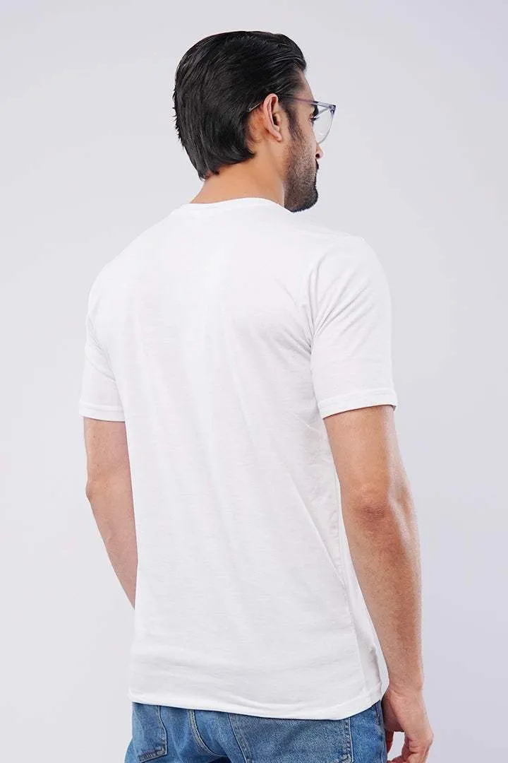 Snowy V-Neck