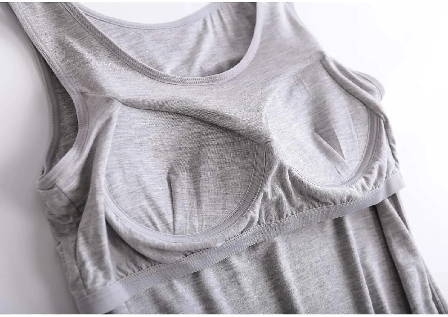 Tank Top with Built in Bra for Women Plus Size Wide Strap Crewneck Workout Yoga Athletic Casual Camisole Outfits 2025