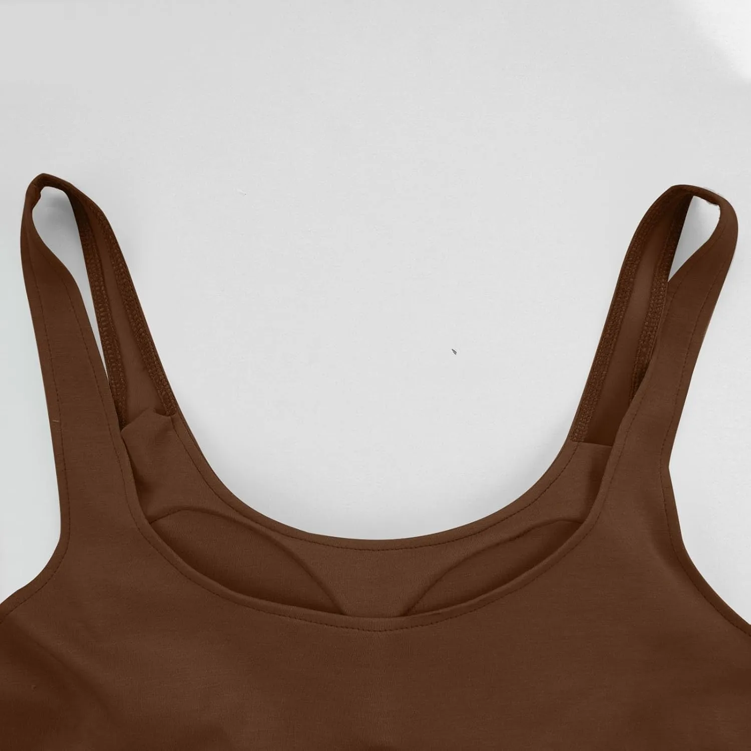 Tank Top with Built in Bra for Women Summer Workout Camisoles Sports Cami Shirts Lightweight Undershirt Tank Tops
