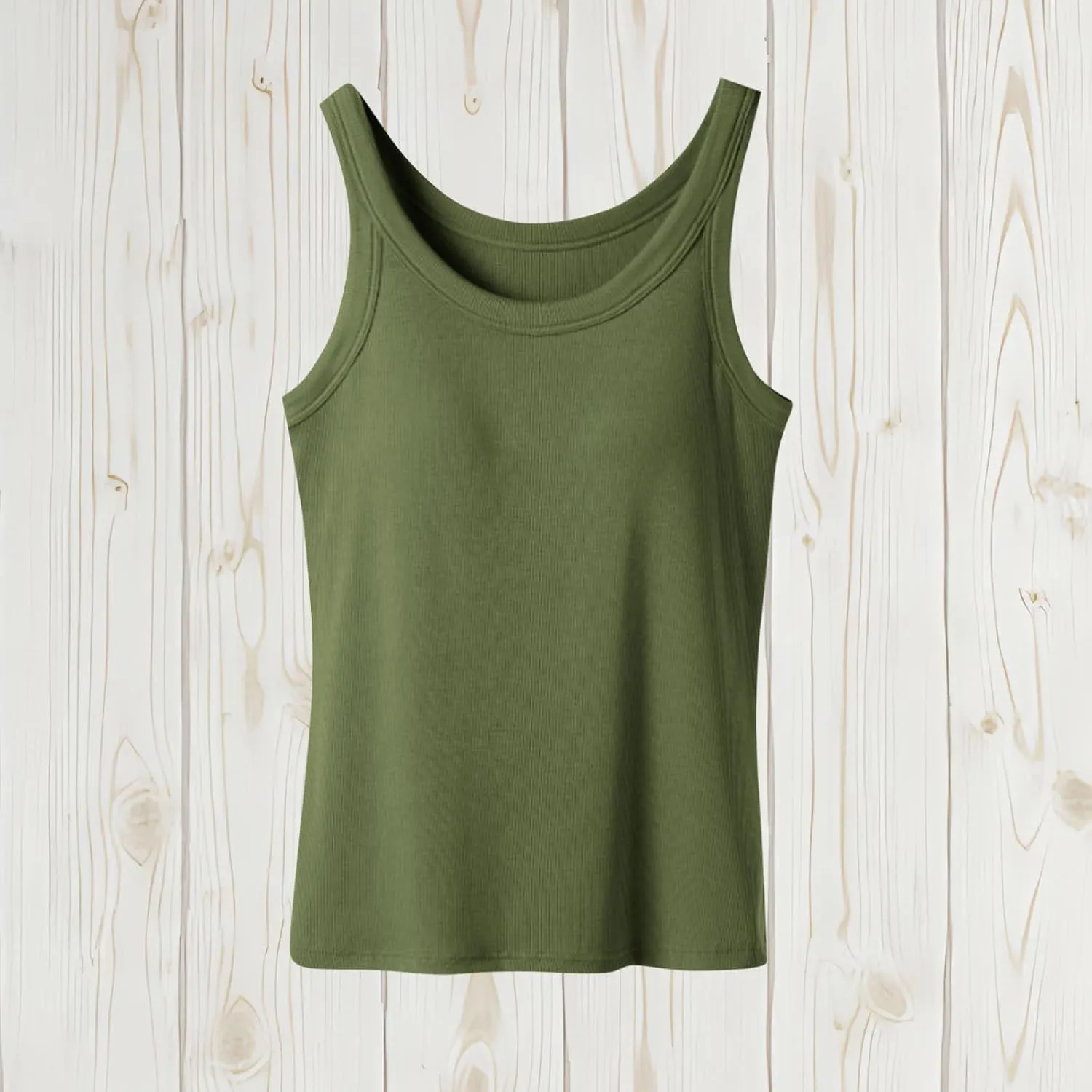 Tank Tops for Women 2025 Built in Bra Summer Lounge Shirts Loose Fit Workout Tank Tops Casual Camisole Top