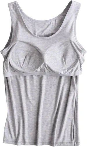 Tank Tops for Women No Steel Rings Bottom Casual Underwear Yoga Sports Camisole with Chest Pad Summer Vest