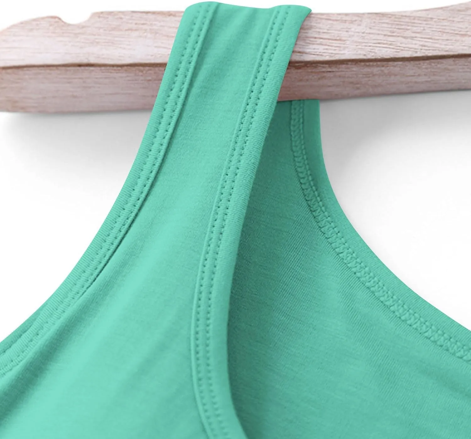 Tank Tops with Built in Bra Padded 2024 Comfy Solid Color Sleeveless Tops Workout Gym Shirt