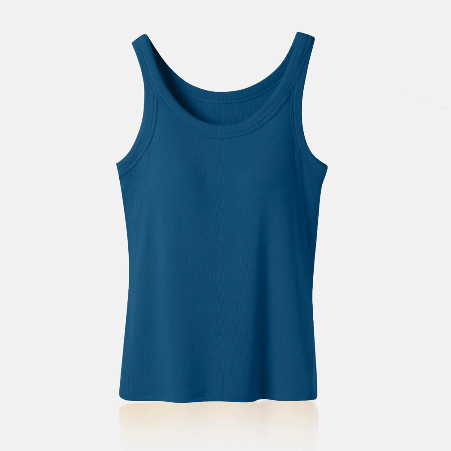 Tank with Built in Bra for Women U Neck Trending Soft Comfy Casual Tank Top Quick Dry Athletic Yoga Shirts