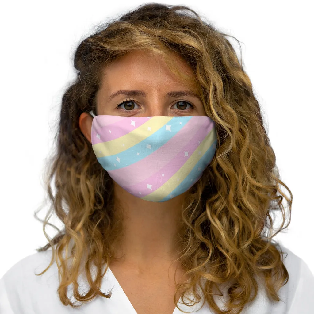 Teatime Fantasy Rainbow Snug-Fit Polyester Cotton Face Mask