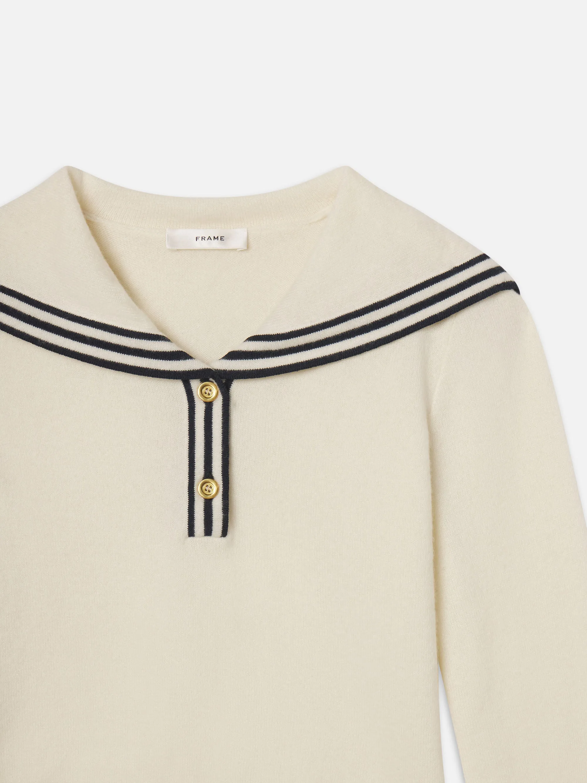 The Sailor Sweater -- Cream Multi