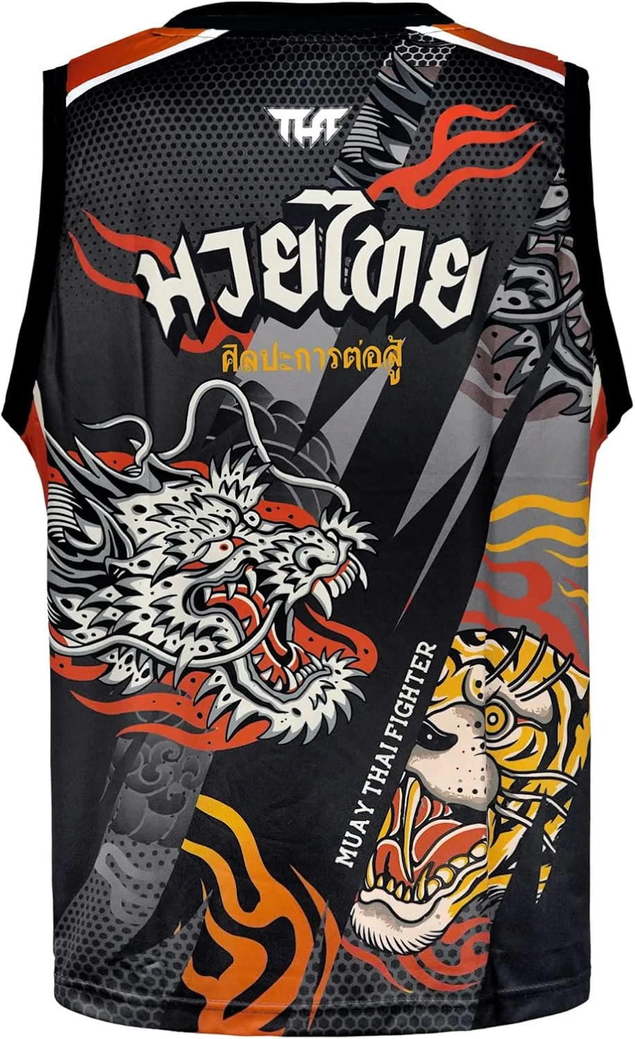 Tuff Sport Tank Top Muay Thai Boxing Vest Top Workout Shirt Sleeveless Gym Fitness Training