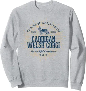 Vintage Retro Cardigan Welsh Corgi Sweatshirt