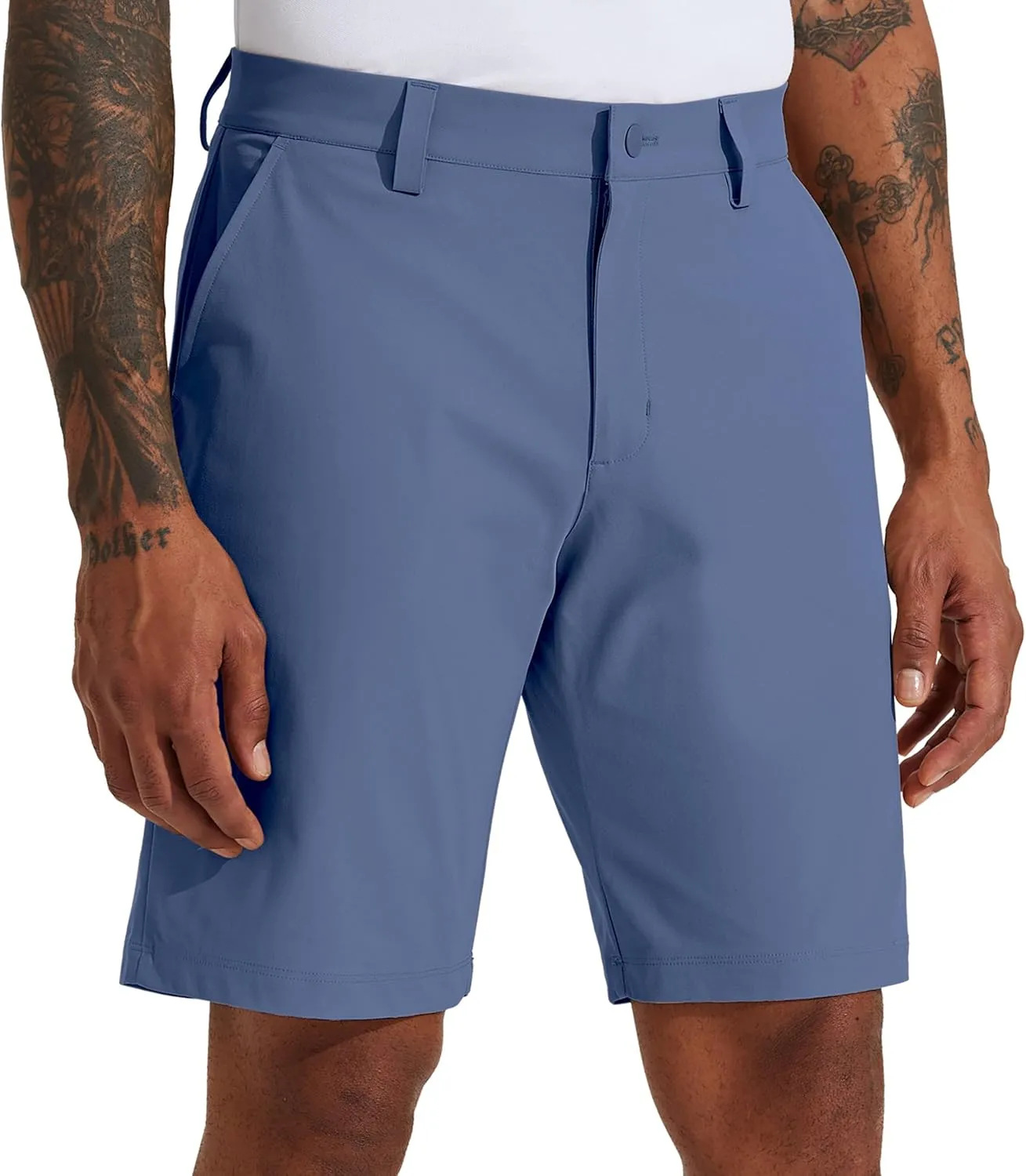 Willit Men's Golf Shorts Stretch Work Dress Shorts Quick Dry Hiking Athletic Casual Shorts with Pockets 10"