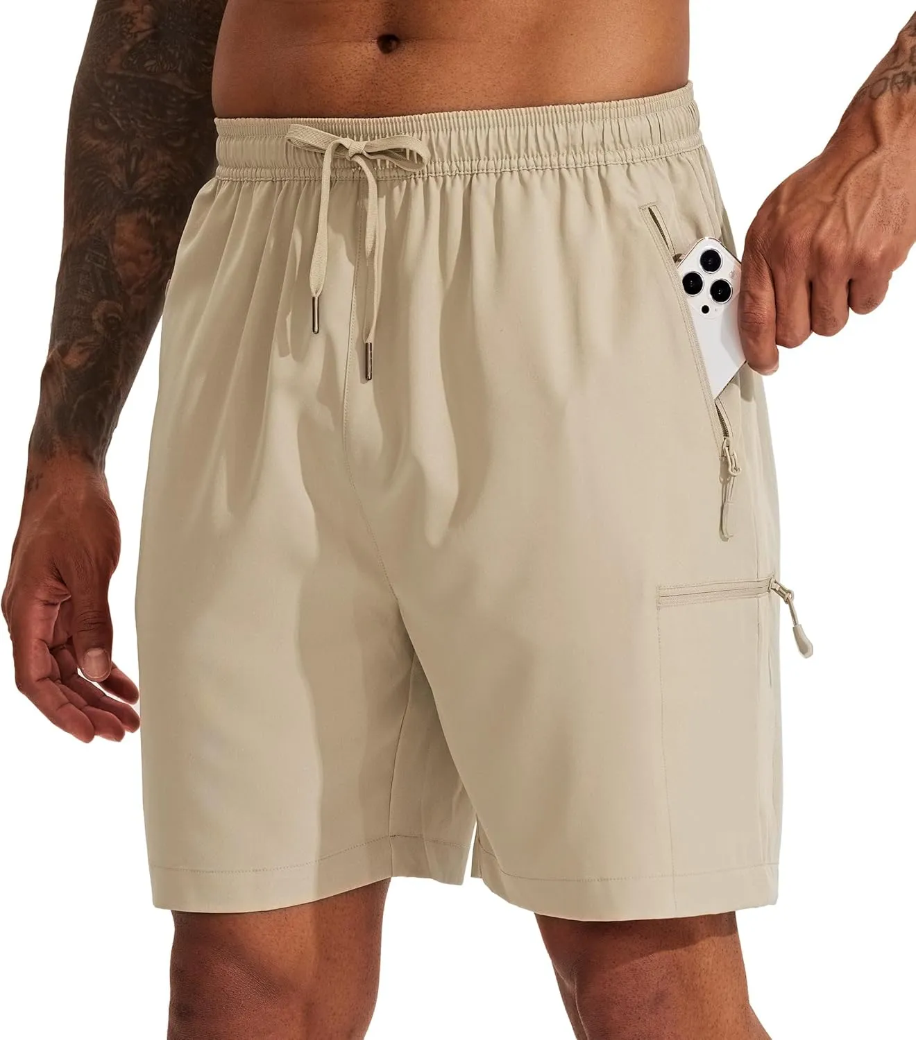 Willit Men's Hiking Cargo Shorts Quick Dry Golf Athletic Shorts 7" Lightweight Summer Shorts with Pockets