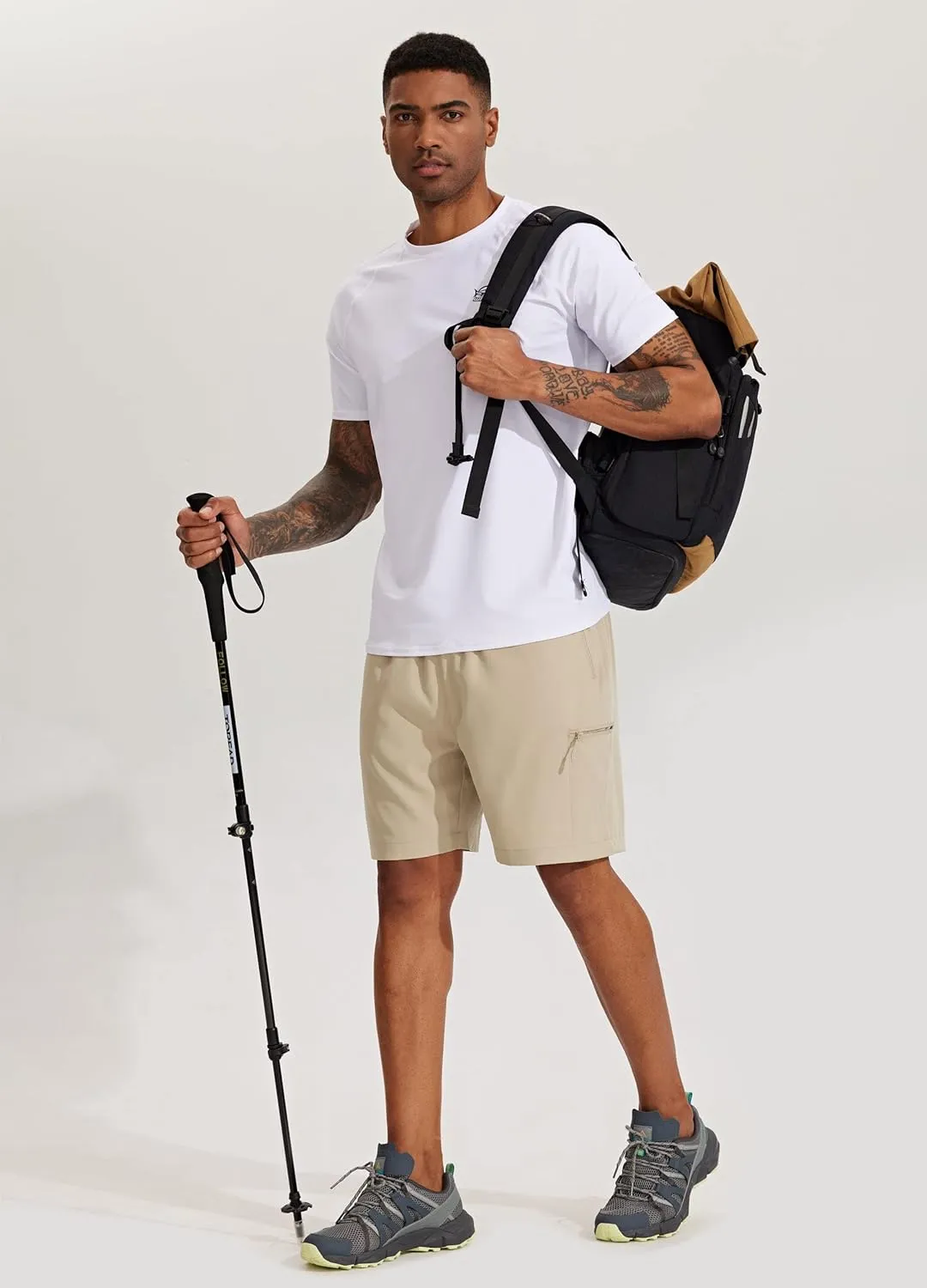 Willit Men's Hiking Cargo Shorts Quick Dry Golf Athletic Shorts 7" Lightweight Summer Shorts with Pockets