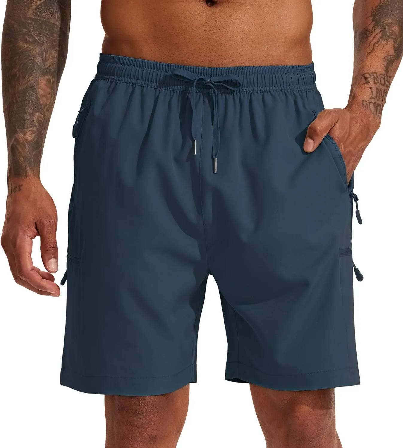 Willit Men's Hiking Cargo Shorts Quick Dry Golf Athletic Shorts 7" Lightweight Summer Shorts with Pockets