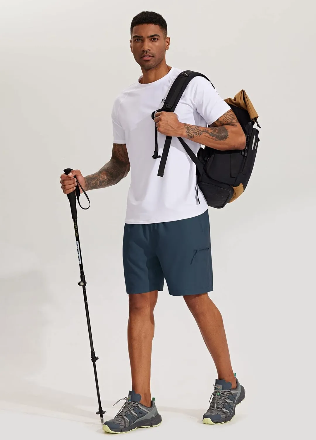 Willit Men's Hiking Cargo Shorts Quick Dry Golf Athletic Shorts 7" Lightweight Summer Shorts with Pockets