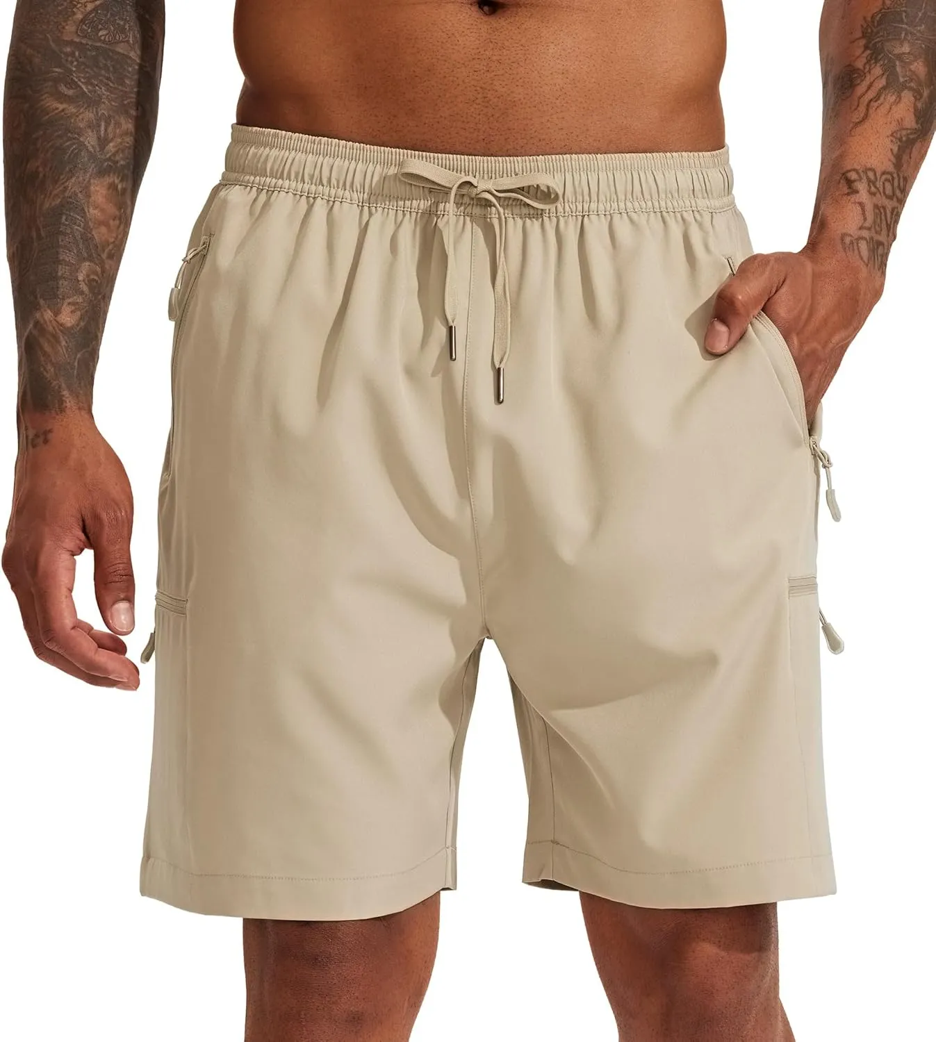 Willit Men's Hiking Cargo Shorts Quick Dry Golf Athletic Shorts 7" Lightweight Summer Shorts with Pockets