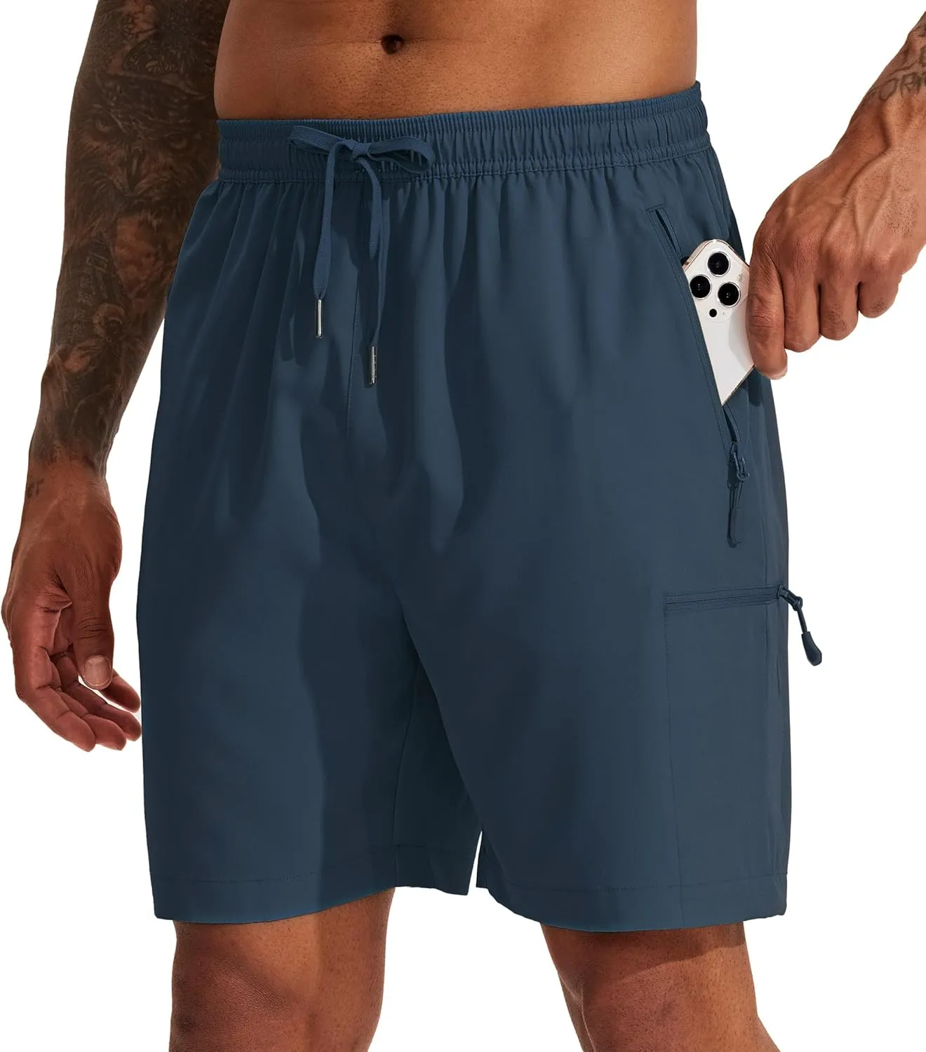 Willit Men's Hiking Cargo Shorts Quick Dry Golf Athletic Shorts 7" Lightweight Summer Shorts with Pockets