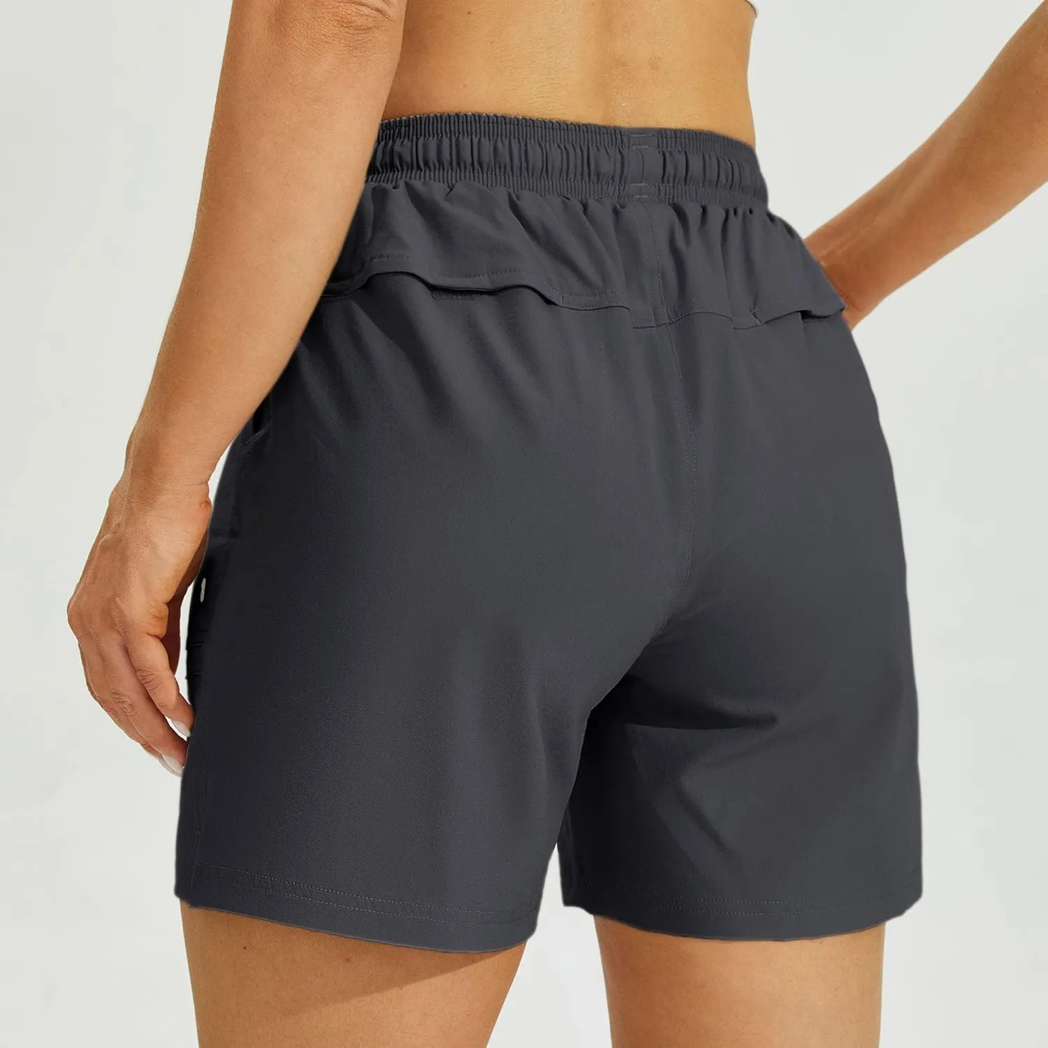 Willit Women's 5" Hiking Shorts Golf Athletic Outdoor Shorts Quick Dry Workout Summer Water Shorts with Pockets
