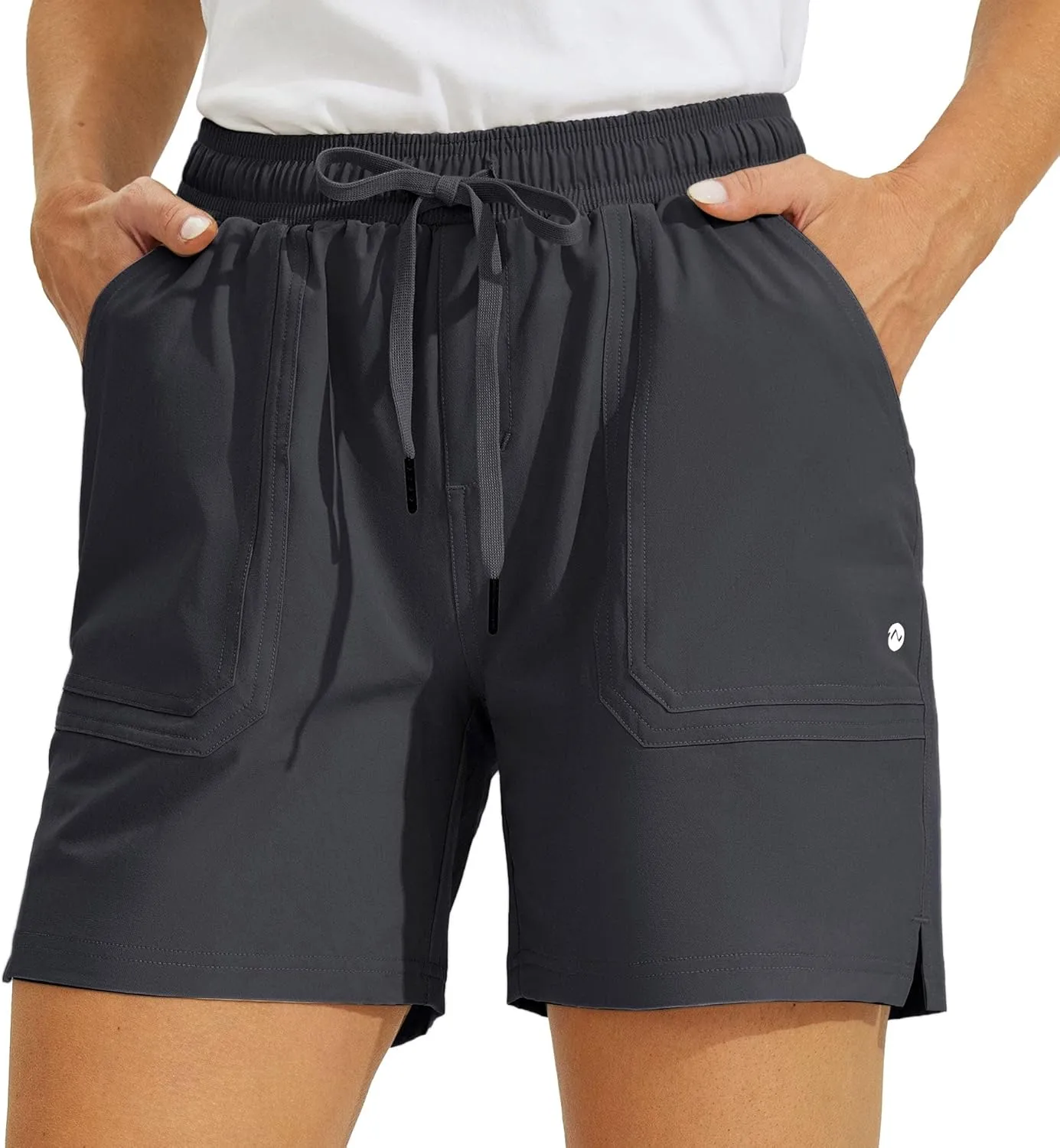 Willit Women's 5" Hiking Shorts Golf Athletic Outdoor Shorts Quick Dry Workout Summer Water Shorts with Pockets