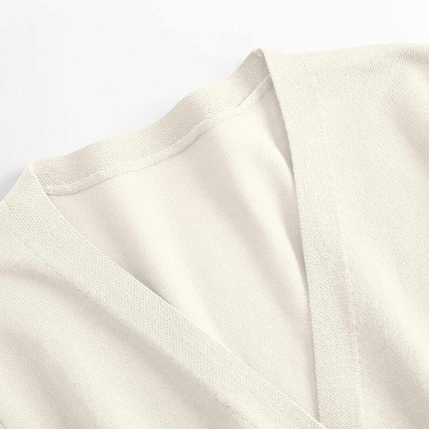Women Cardigan Sweater Lightweight Solid Open Front Button Down Cardigan Slim Fit Long Sleeve Causal Knit Cardigan