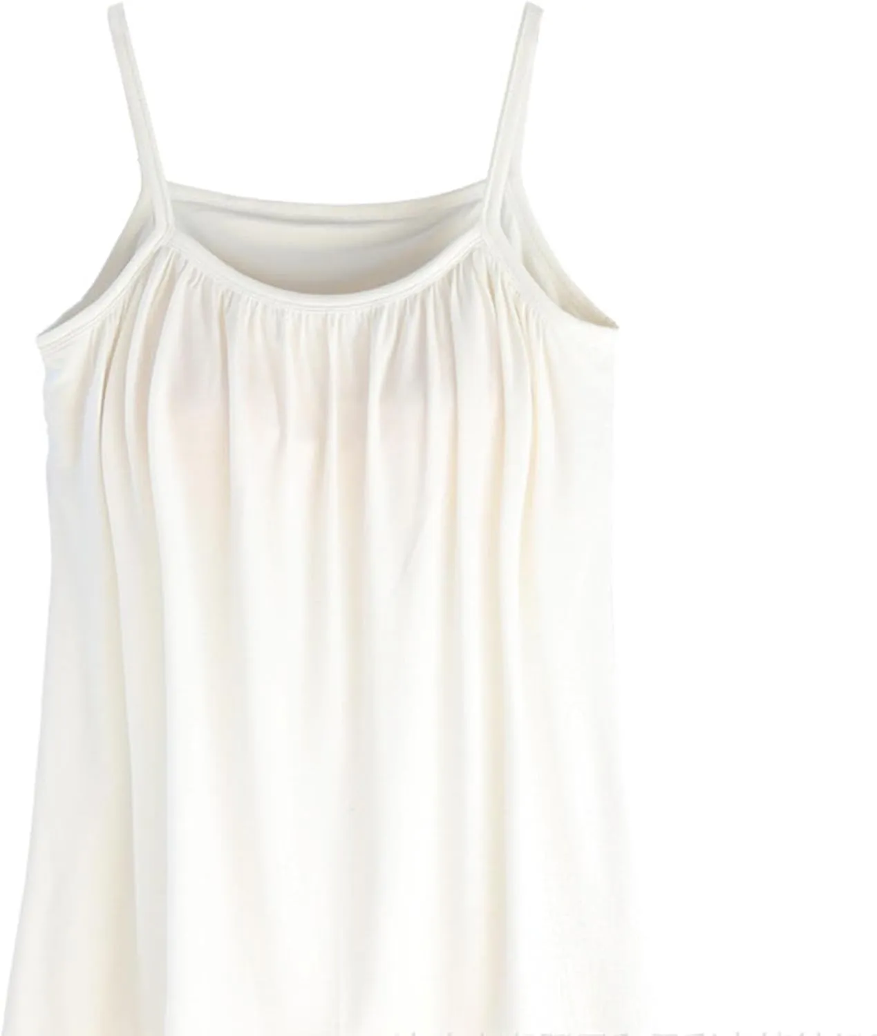 Women Oversized Cami Tops with Built in Bra Summer Thin Spaghetti Strap Camisole Casual Sleeveless Flowy Basic Tops