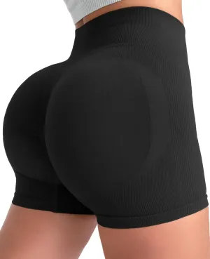 Women Seamless Yoga Leggings Cycling Shorts Scrunch Butt Lifting High Waisted Workout Shorts Shorts for Women Gym