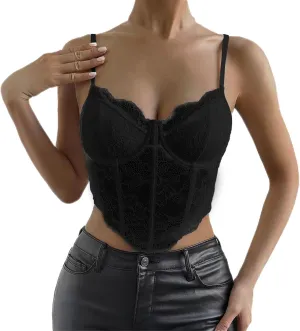 Women Spaghetti Strap Scoop Neck Camisole Adjustable Tank Top T-Shir Basic Undershirts Soft Layering Tops Tank Woman