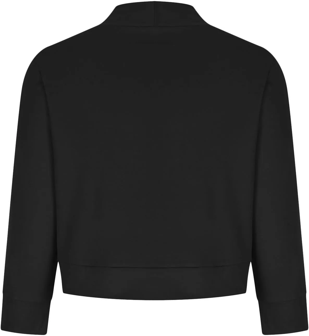 Women's 3/4 Sleeve Cardigan Knit Sweaters Open Front Shrug Blouses Casual Loose Soft Comfy Cropped Cardigan Tops