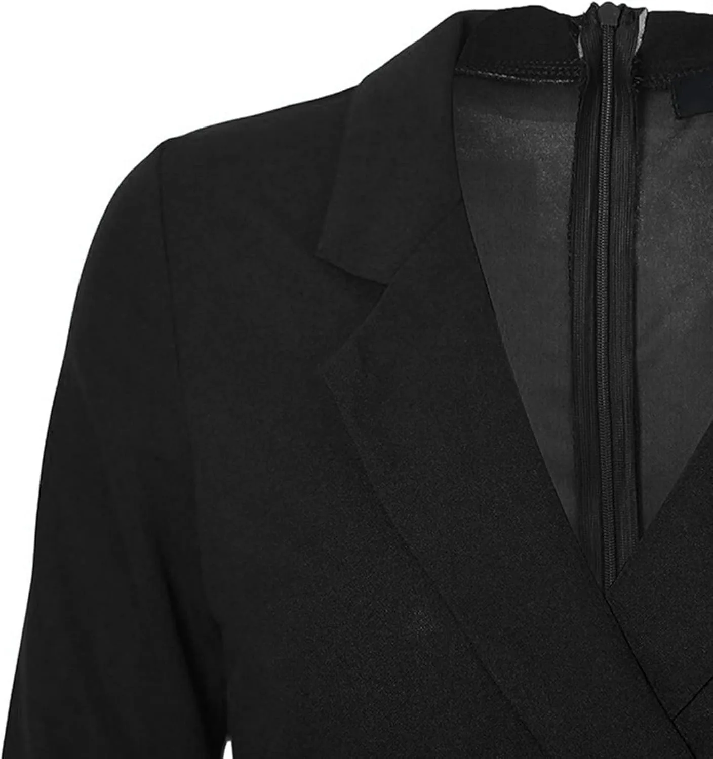 Women's Blazer Dress Long Sleeve Bodycon Wrap Dresses Elegant Button Down Business Formal Work Office Dress