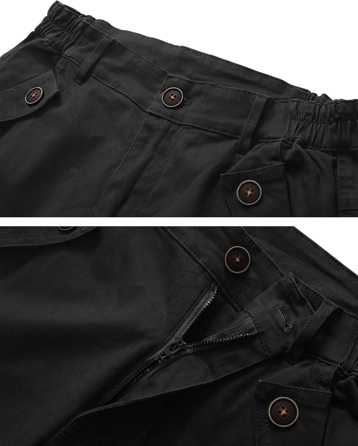 Womens Hiking Shorts, Bermuda Cargo Shorts, 10" Casual Summer Jorts Y2K Shorts with Multi Pockets