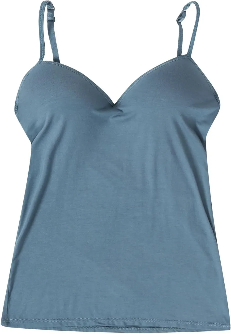 Women's Shelf Bra Camisole Tops Built in Bra Spaghetti Strap Workout Yoga Shirts Basic Layer Padded Bras Tank Tops