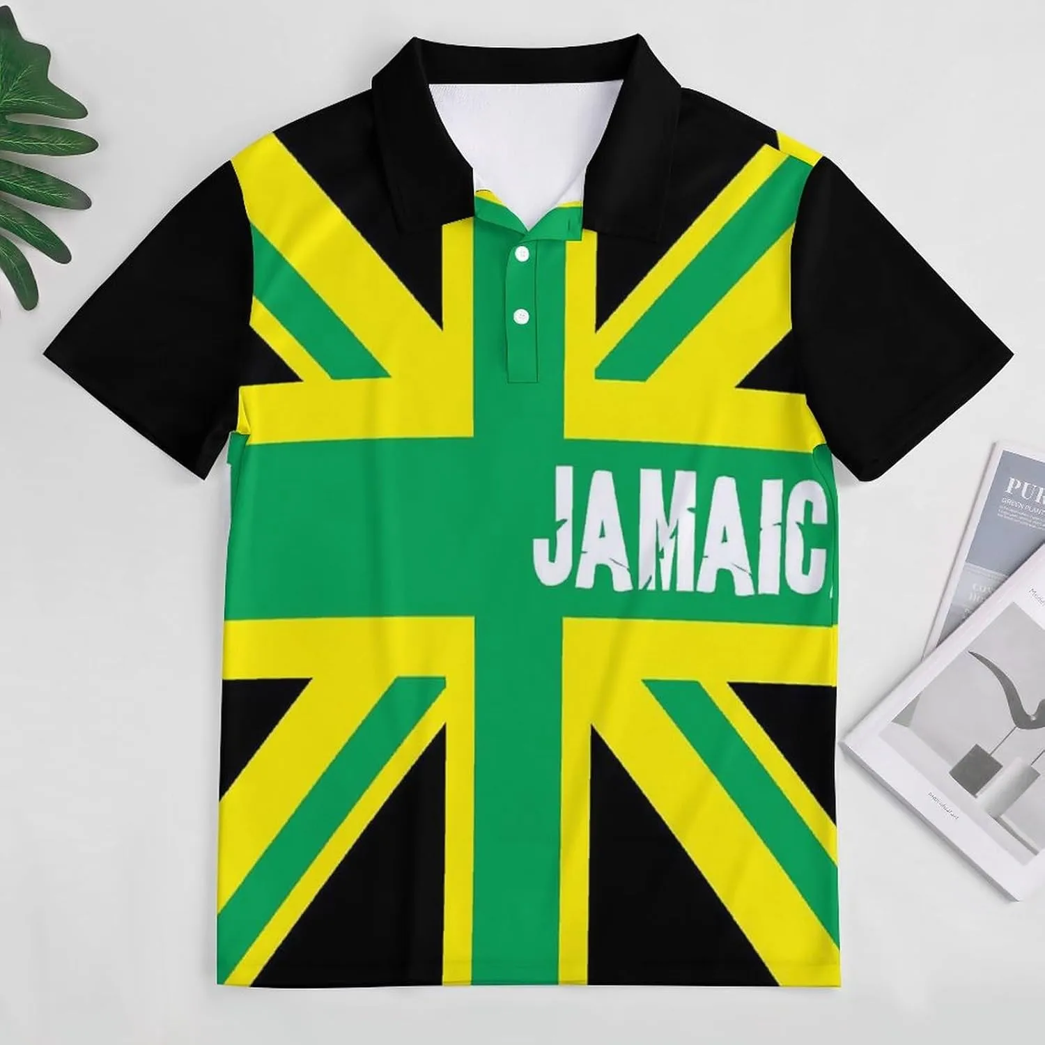 Women's Sport Palestine Flag Polo-Shirt Business Short-Sleeve Polo-Shirt for Women