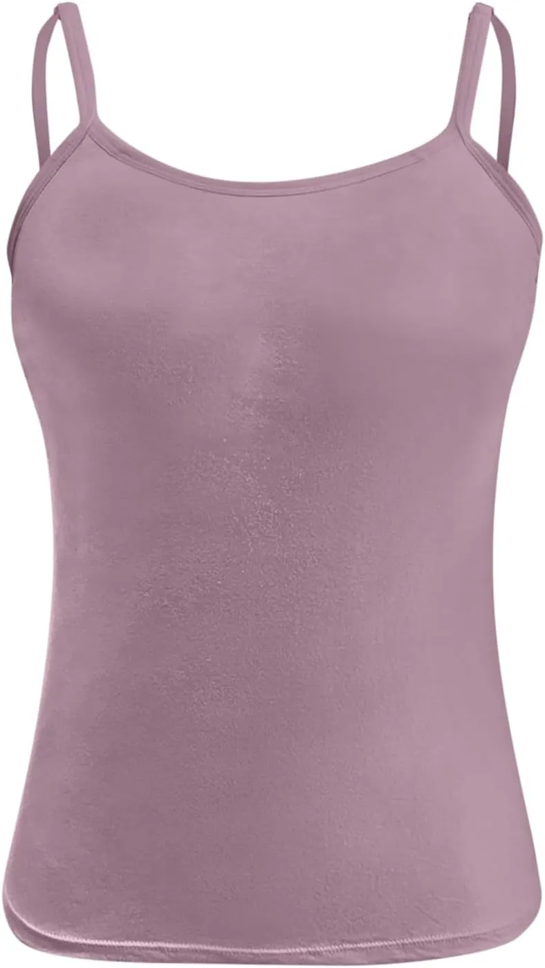 Womens Tank Tops with Built in Bra 2025 Padded Camisole Yoga Bra Tanks Tops No Underwire Workout Tops Undershirt