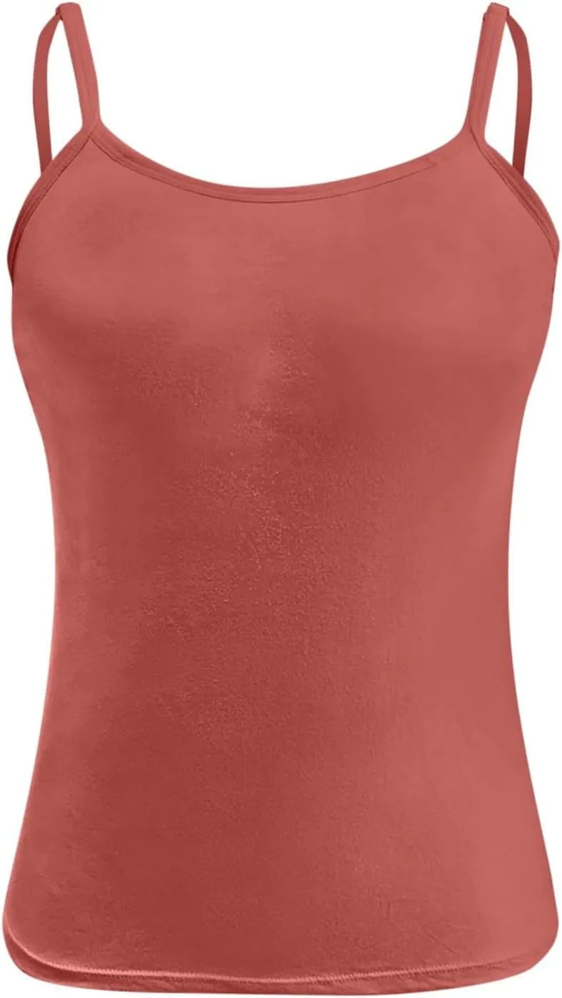 Womens Tank Tops with Built in Bra 2025 Padded Camisole Yoga Bra Tanks Tops No Underwire Workout Tops Undershirt
