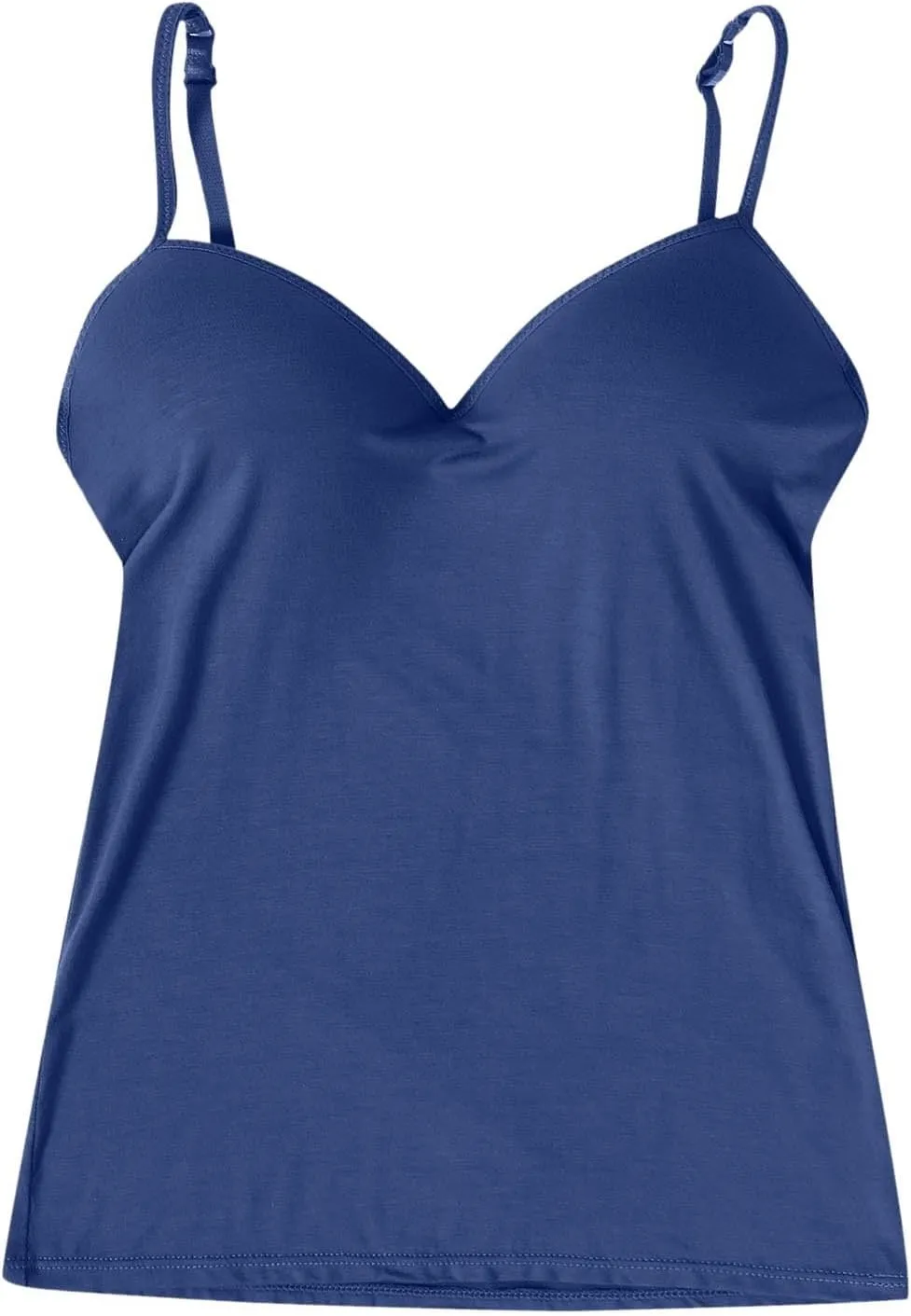 Womens Tank Tops with Built in Bra Adjustable Spaghetti Strap Camisole Shelf Bra Cotton 2025 Summer Clothes