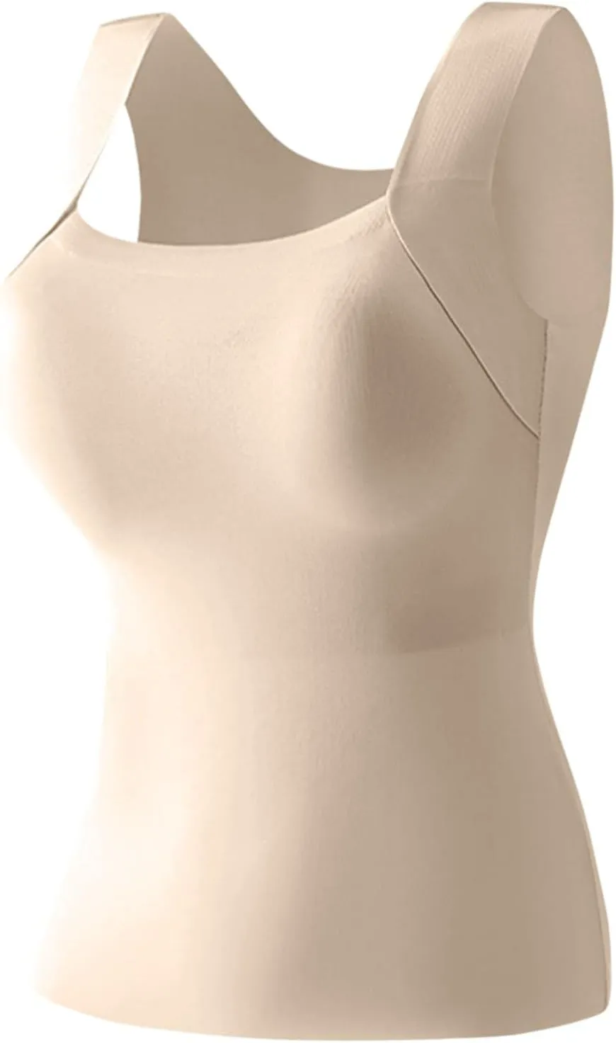 Womens Tank Tops with Built in Bra Workout Yoga Gym Cami Square Neck Sleeveless Low Cut Corset Sexy Under Wear Pajama